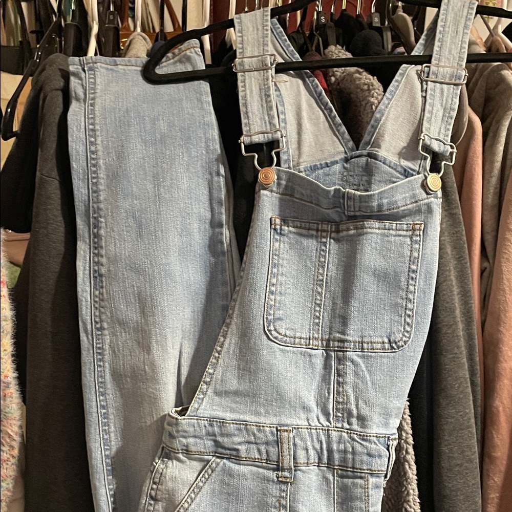 Light Blue Denim overalls